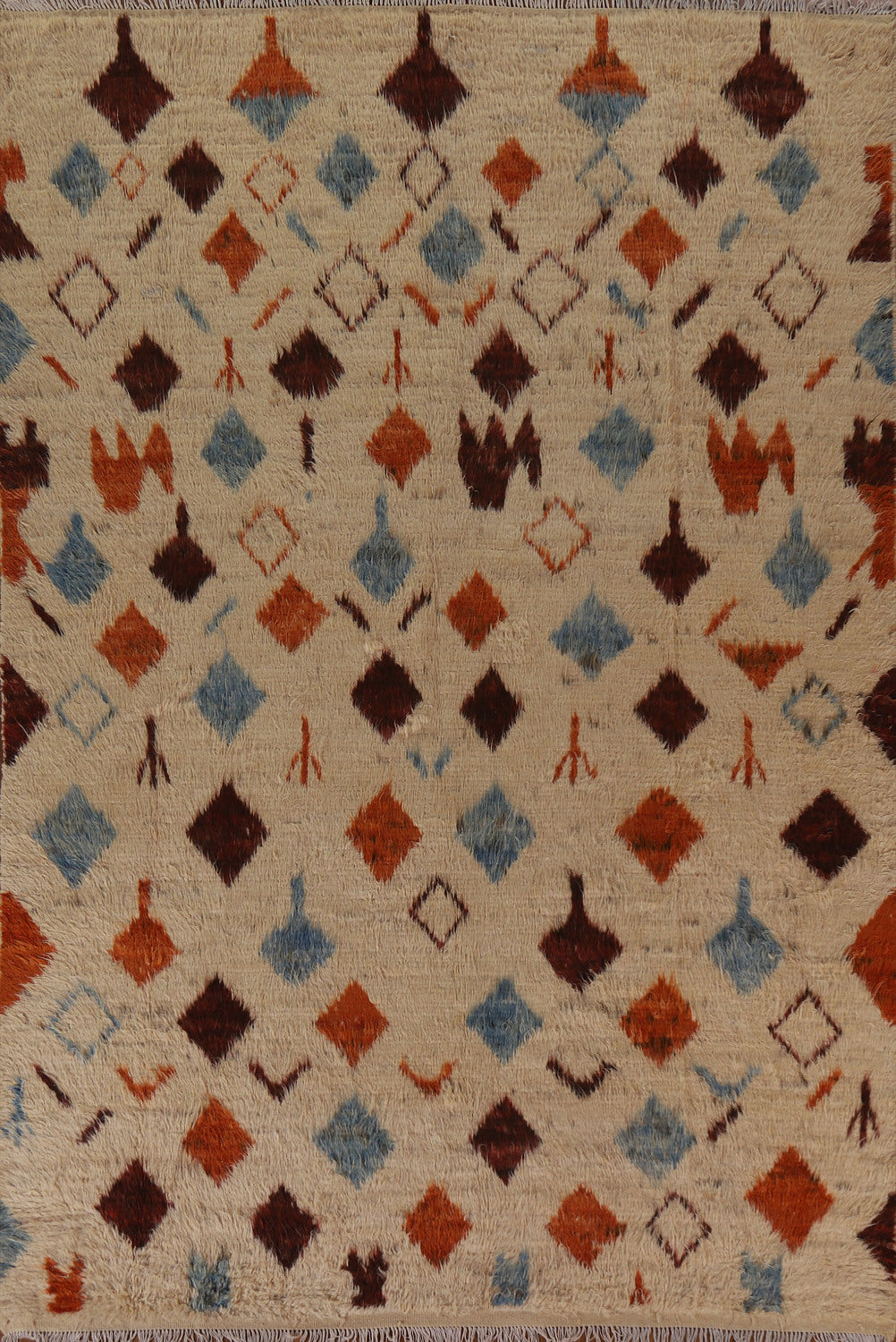 Tribal Moroccan Berber Area Rug 8x10