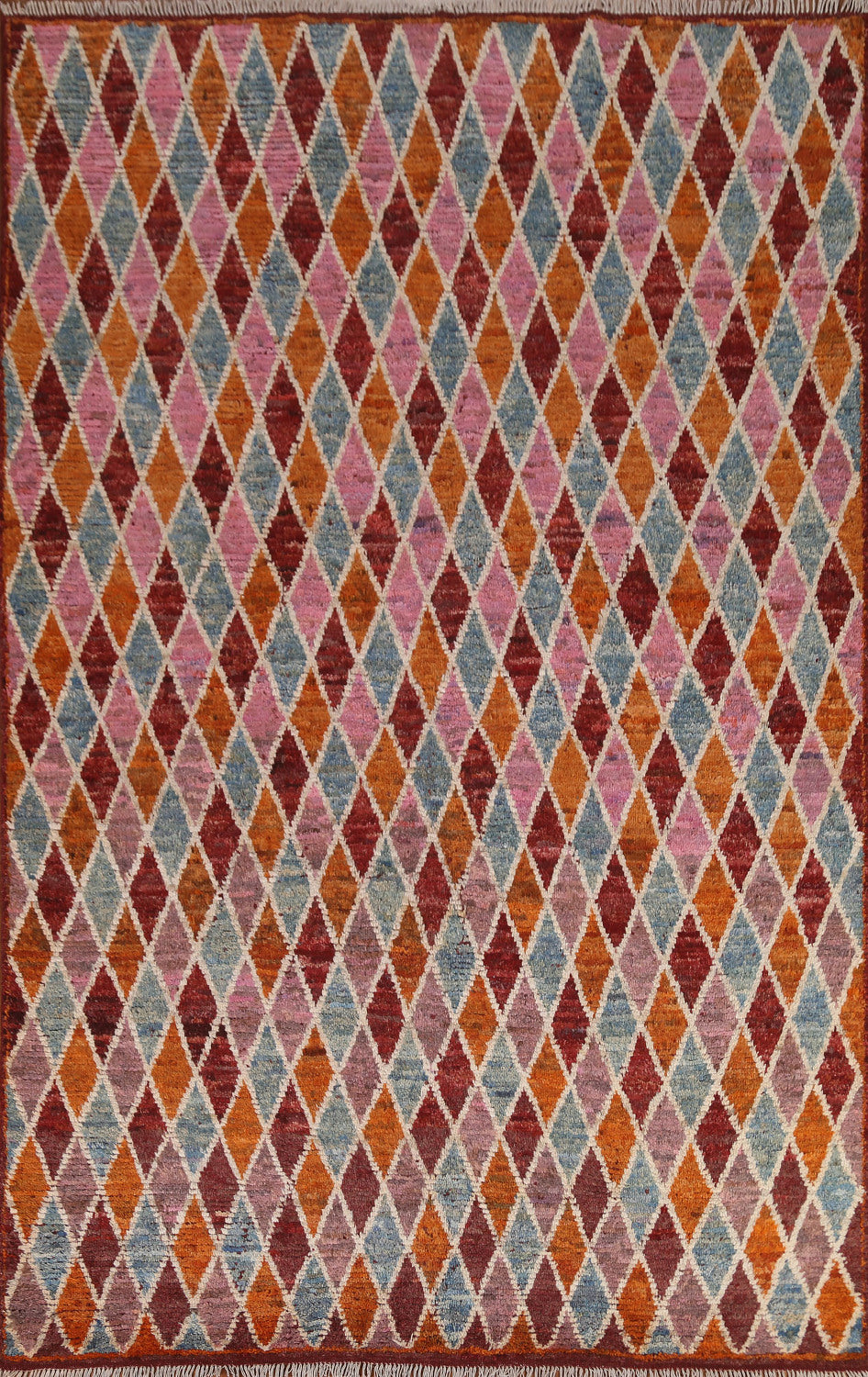 Trellis Moroccan Wool Area Rug 7x10