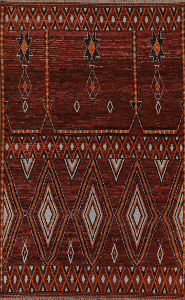 Geometric Moroccan Oriental Area Rug 7x10