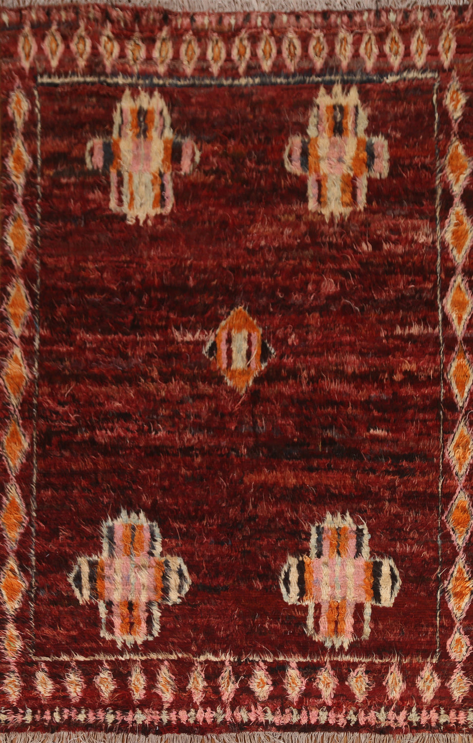 Geometric Moroccan Area Rug 7x10