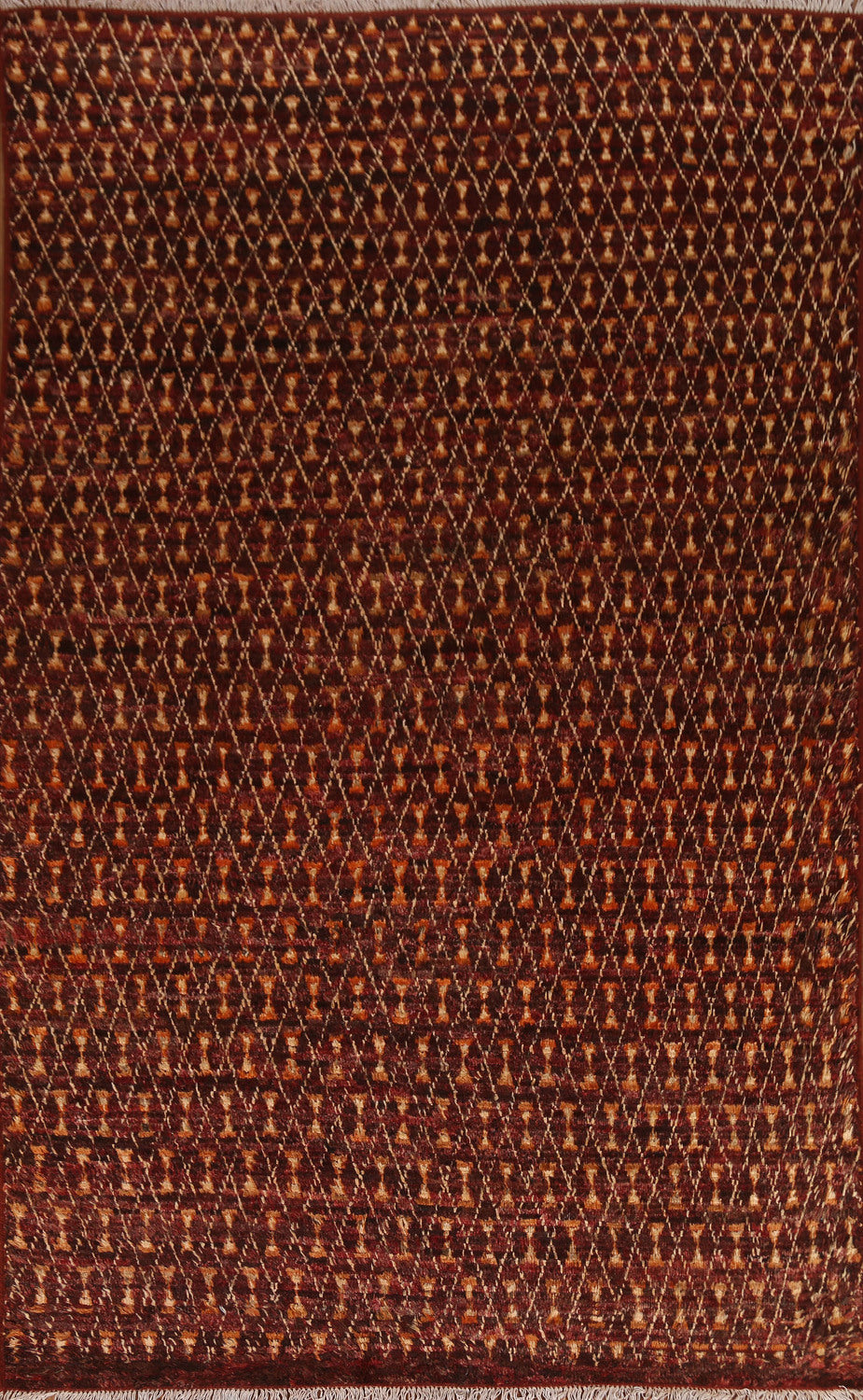 Trellis Wool Moroccan Area Rug 7x10