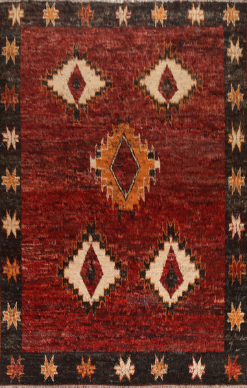 Geometric Moroccan Berber Area Rug 9x12