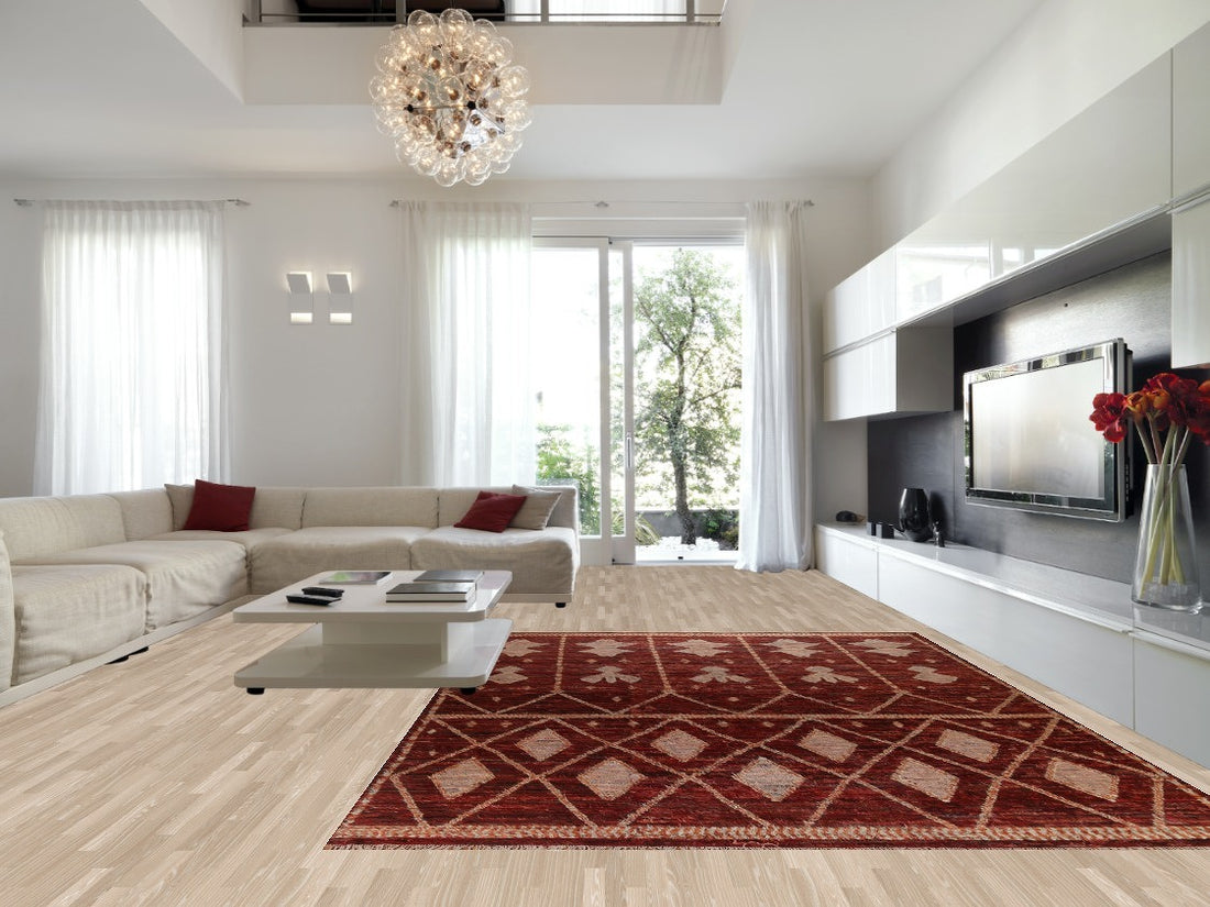 Geometric Moroccan Large Area Rug 10x14