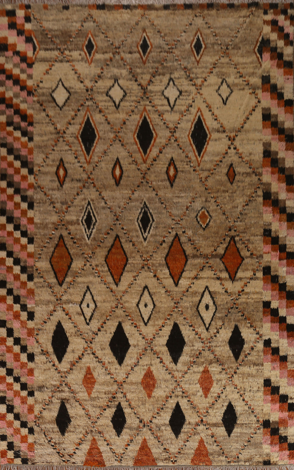 Geometric Moroccan Area Rug 10x12