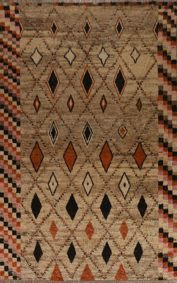 Geometric Moroccan Area Rug 10x12