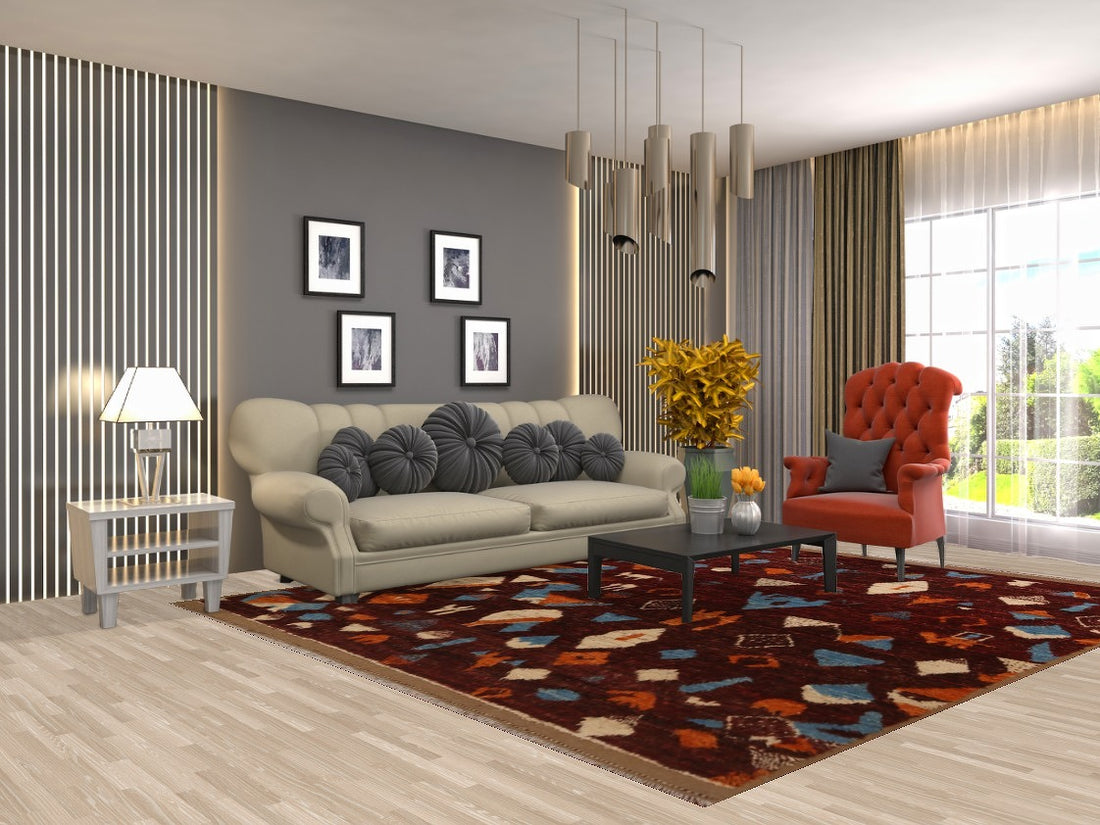 Geometric Moroccan Area Rug 8x10