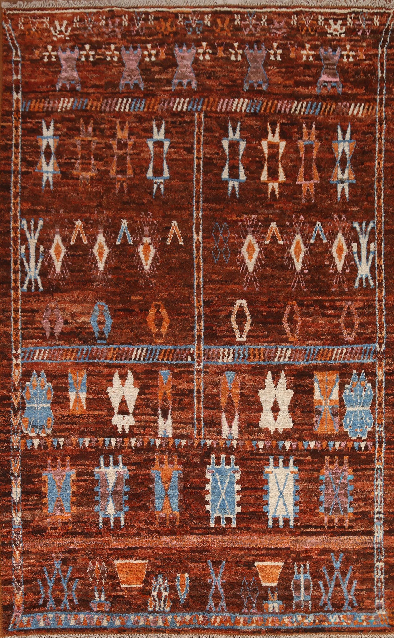 Geometric Moroccan Area Rug 7x10