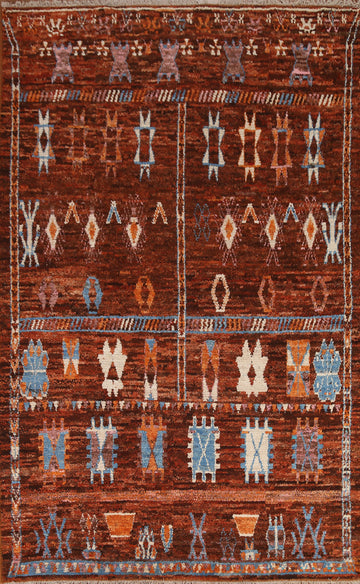 Geometric Moroccan Area Rug 7x10