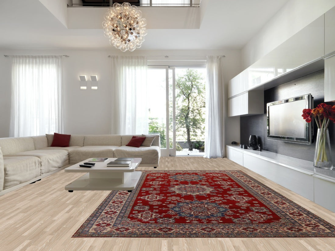 Vegetable Dye Kazak Oriental Large Rug 10x17