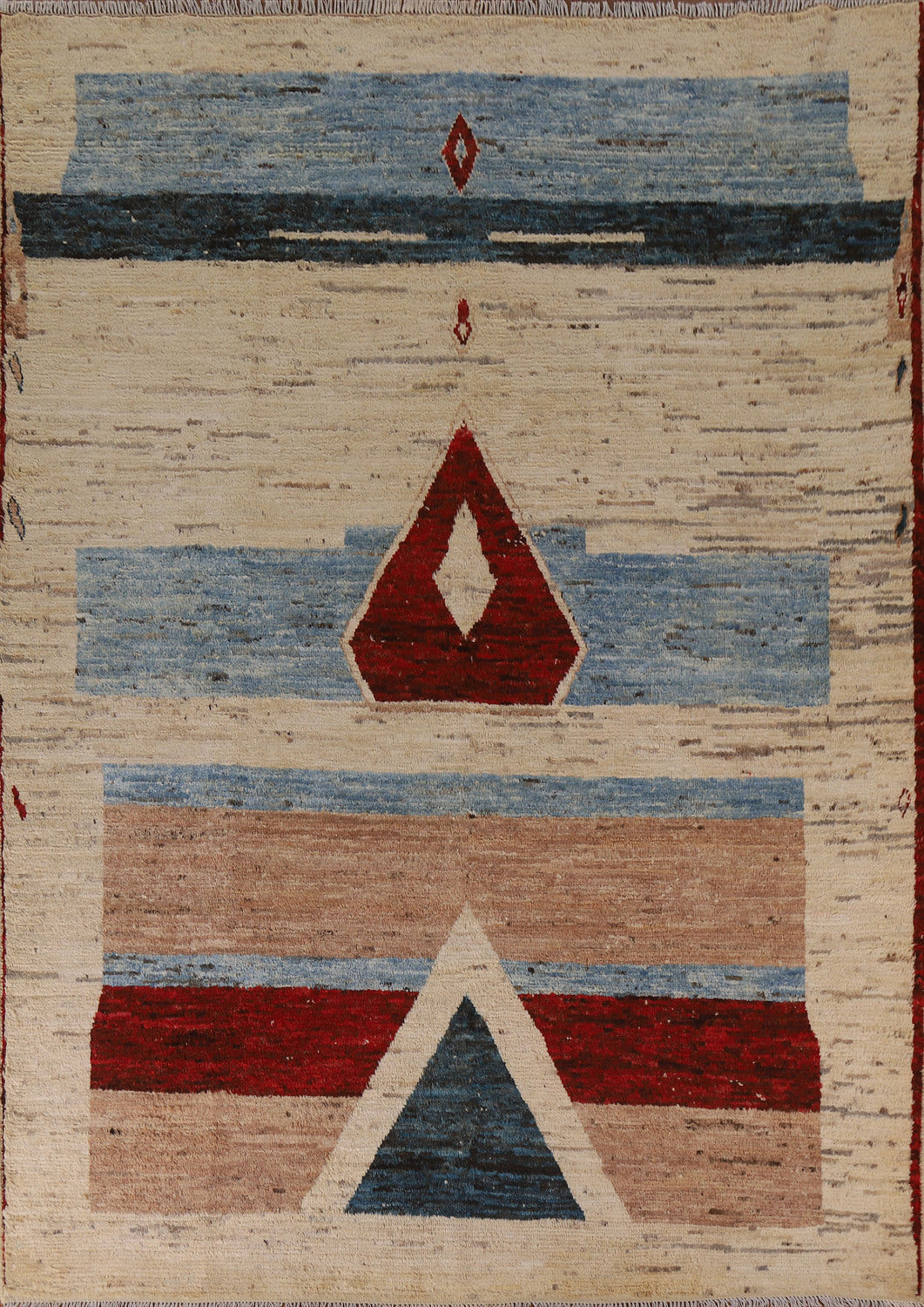Geometric Moroccan Wool Area Rug 8x10