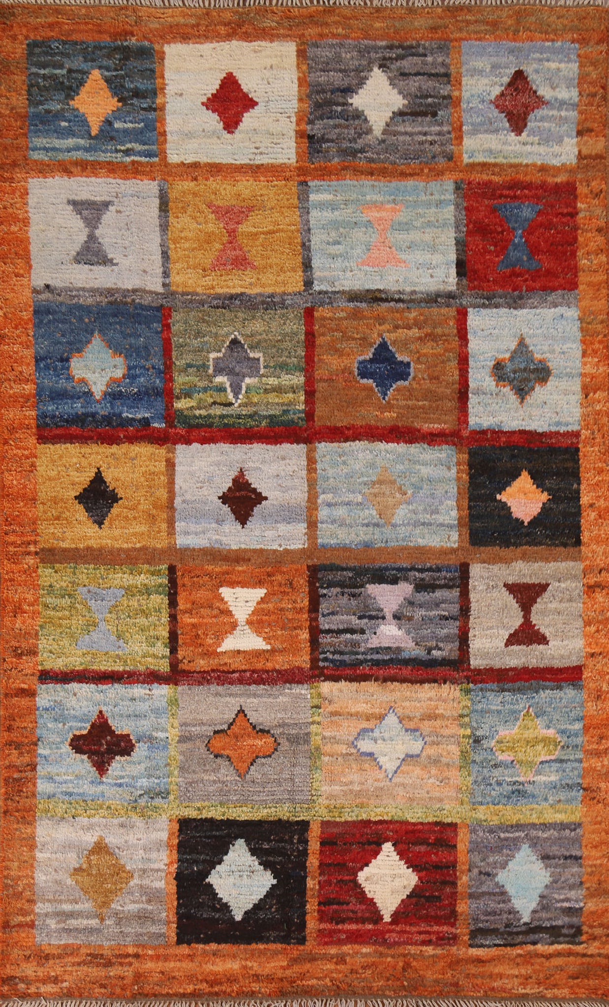 Geometric Moroccan Area Rug 5x8