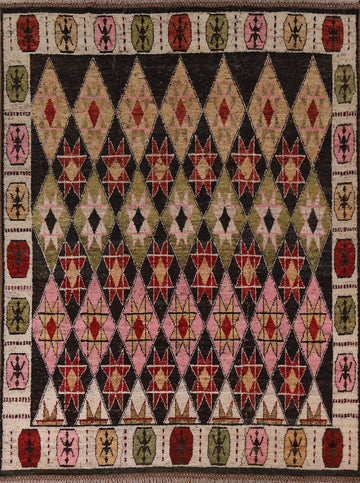 Geometric Moroccan Handmade Area Rug 8x10