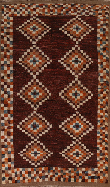 Checkered Moroccan Geometric Area Rug 7x10