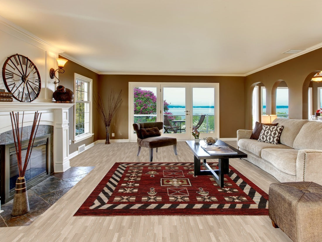 Geometric Moroccan Oriental Area Rug 7x10