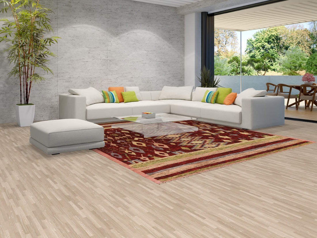 Geometric Moroccan Area Rug 10x12