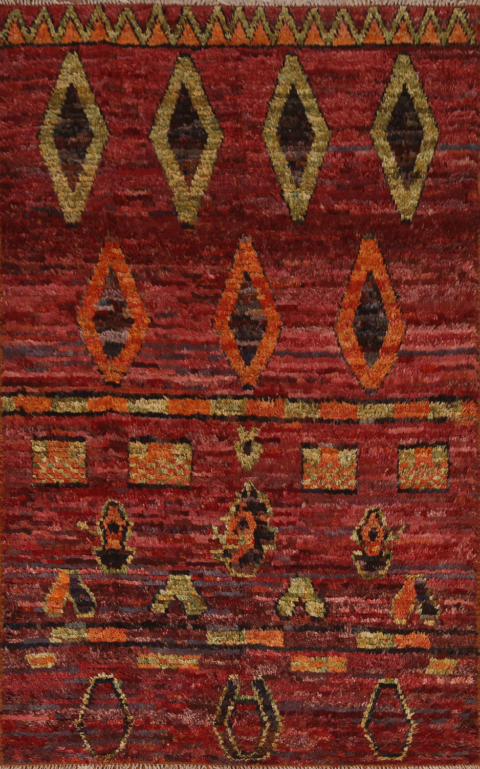 Geometric Moroccan Oriental Area Rug 5x8