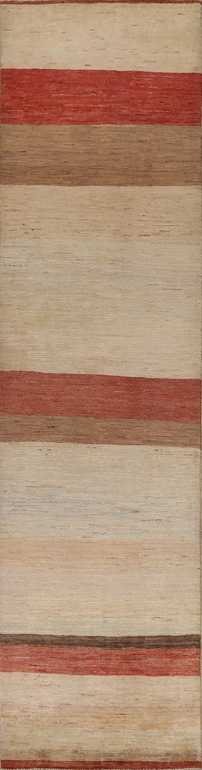 Gabbeh Kashkoli Oriental Runner Rug 3x11