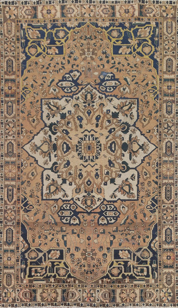 Vintage Bakhtiari Persian Area Rug 7x10