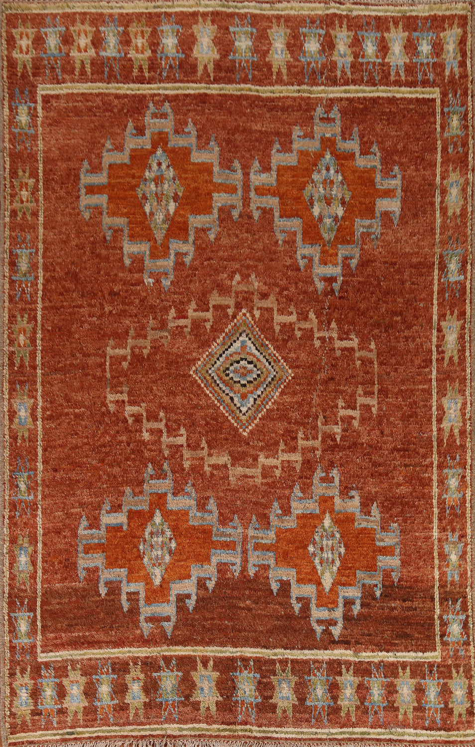 Handmade Moroccan Area Rug 7x10