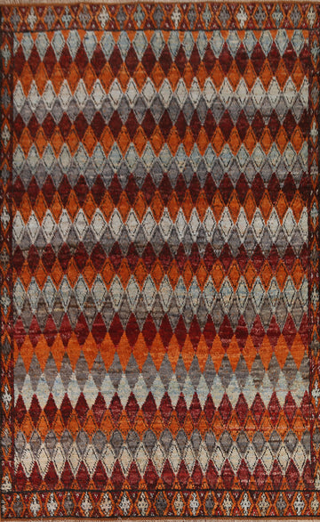 All-Over Moroccan Wool Area Rug 7x10