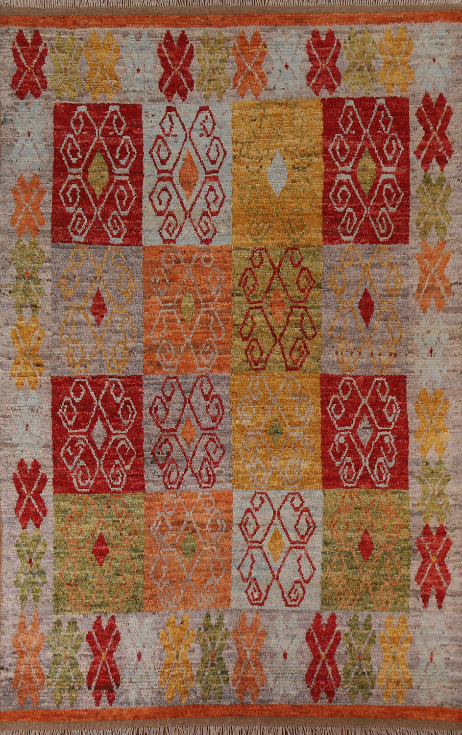 Geometric Moroccan Oriental Area Rug 7x10