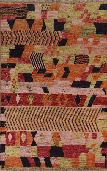 Handmade Moroccan Wool Area Rug 7x10