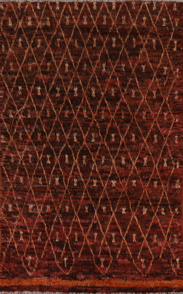 Trellis Moroccan Berber Area Rug 7x10