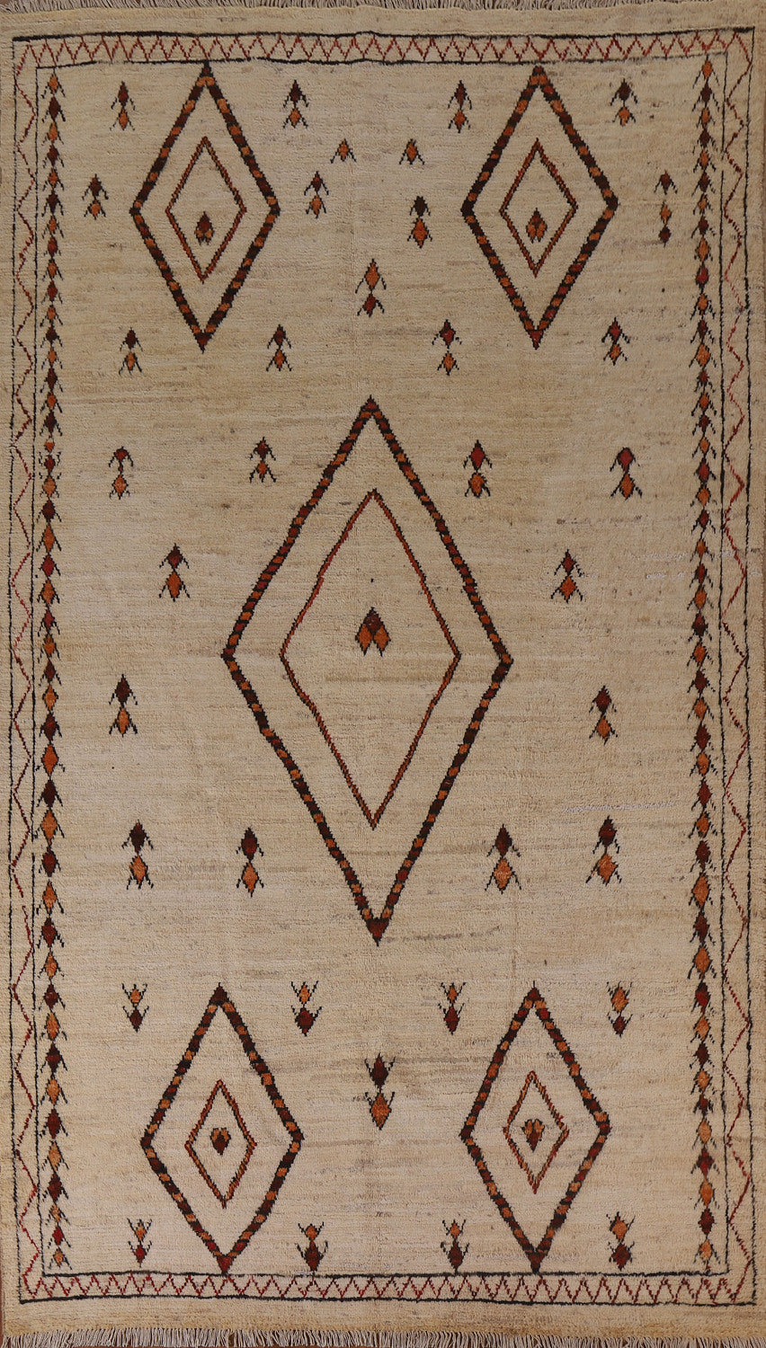 Tribal Moroccan Oriental Area Rug 6x10