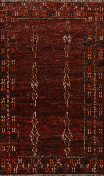 Tribal Moroccan Berber Area Rug 6x10
