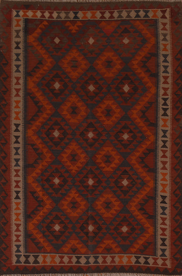 Tribal Kilim Hand Woven Area Rug 6x8