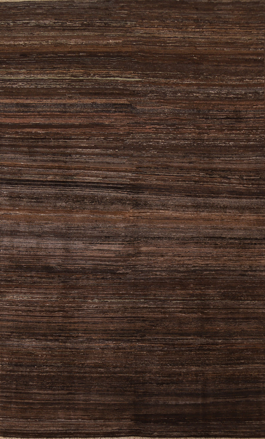 Dark Brown Gabbeh Kashkoli Wool Area Rug 7x10