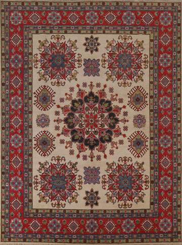 Geometric Kazak Oriental Area Rug 8x10