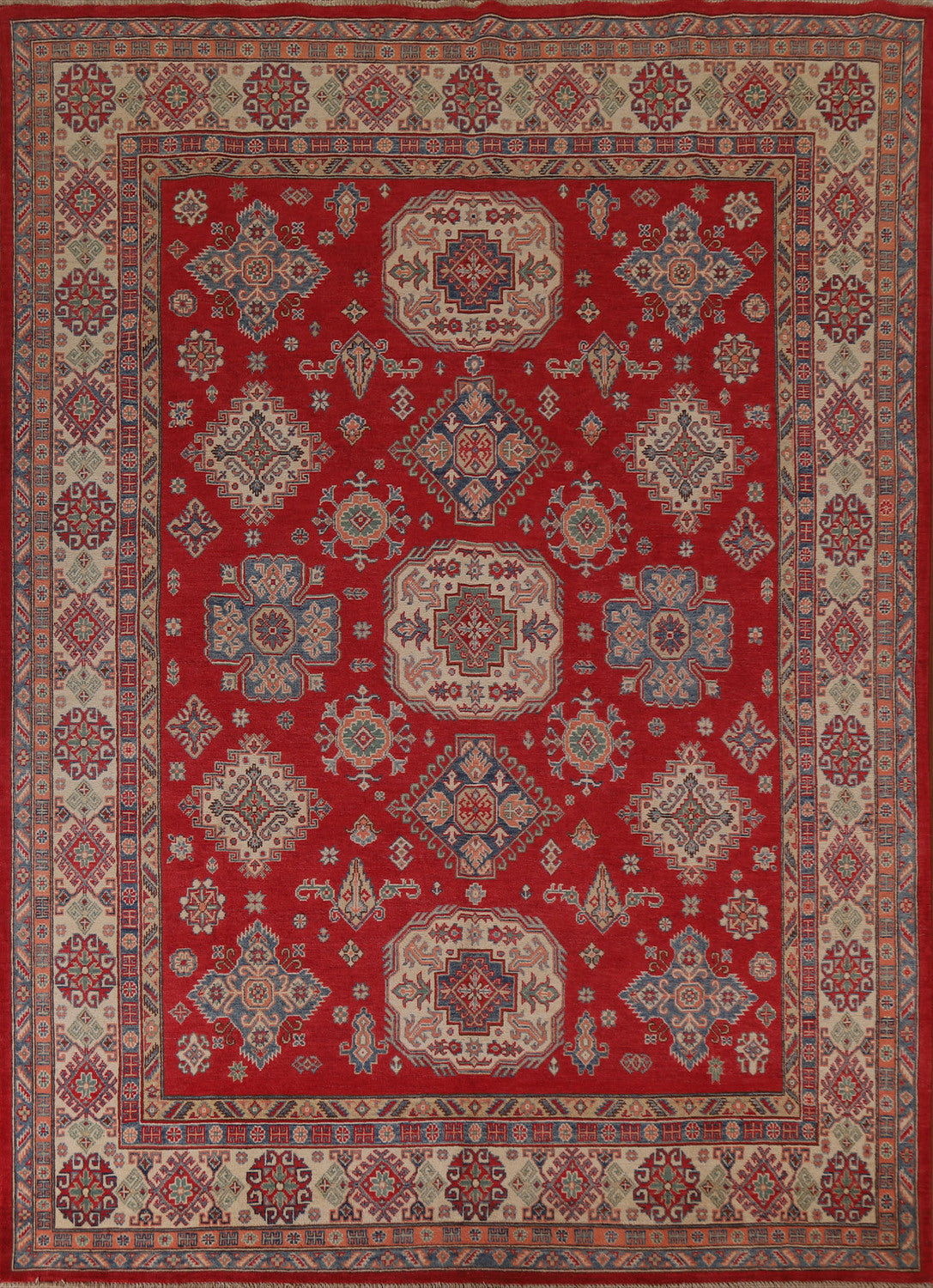 Red Kazak Handmade Area Rug 8x10