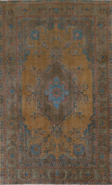 Over-Dyed Tabriz Persian Area Rug 6x10