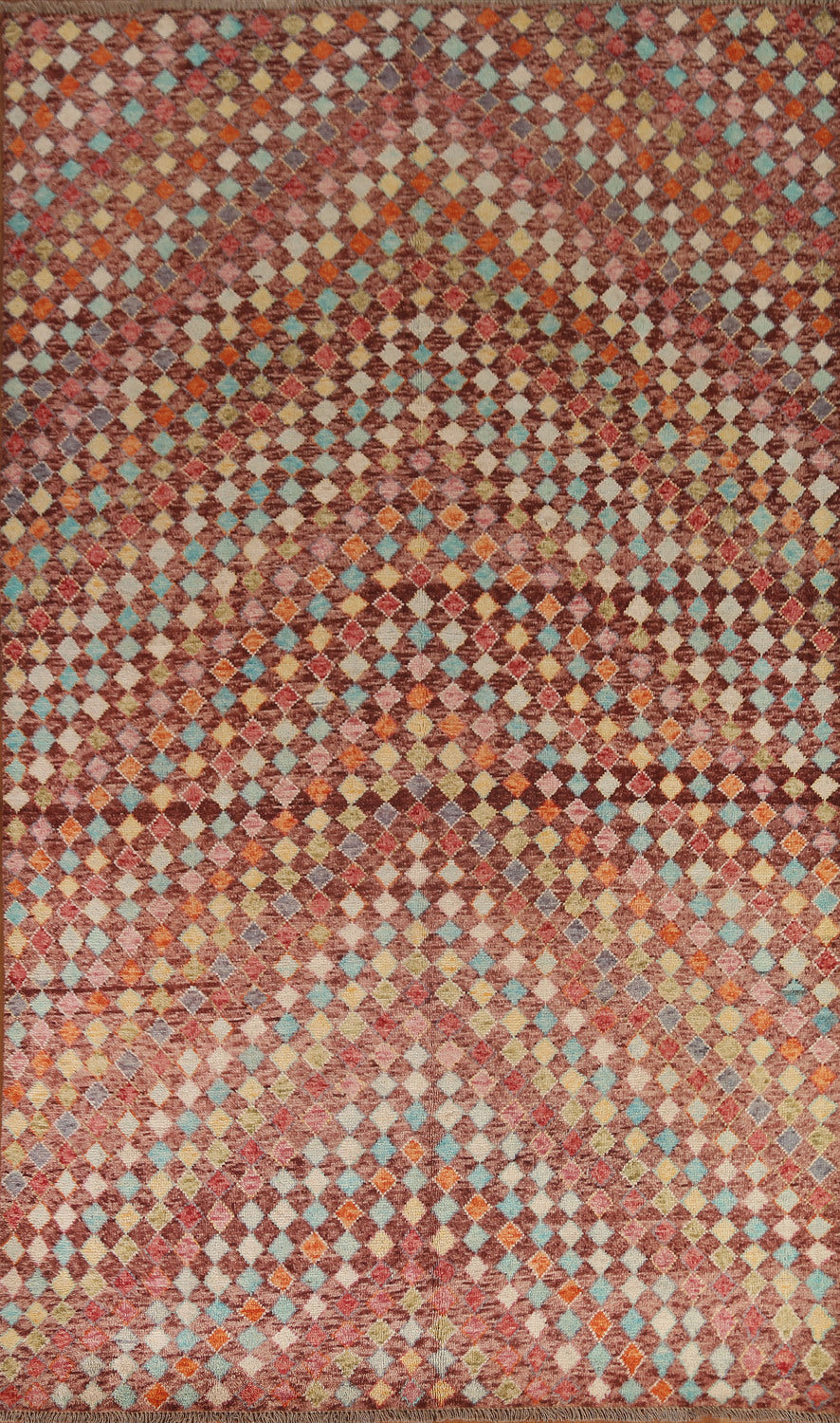 Geometric Gabbeh Oriental Area Rug 6x10