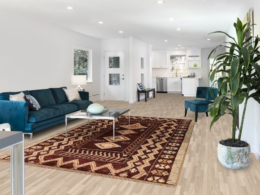 Tribal Moroccan Oriental Area Rug 7x10