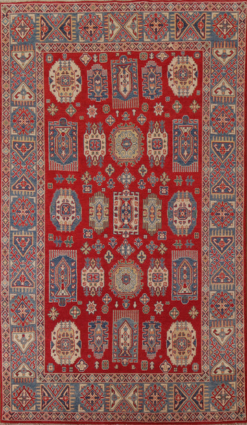 Geometric Kazak Pakistan Area Rug 6x10