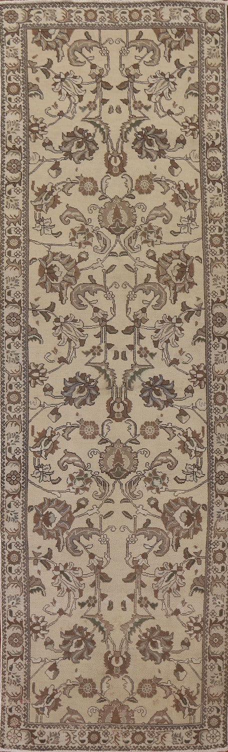 Vintage Floral Mahal Persian Runner Rug 3x12