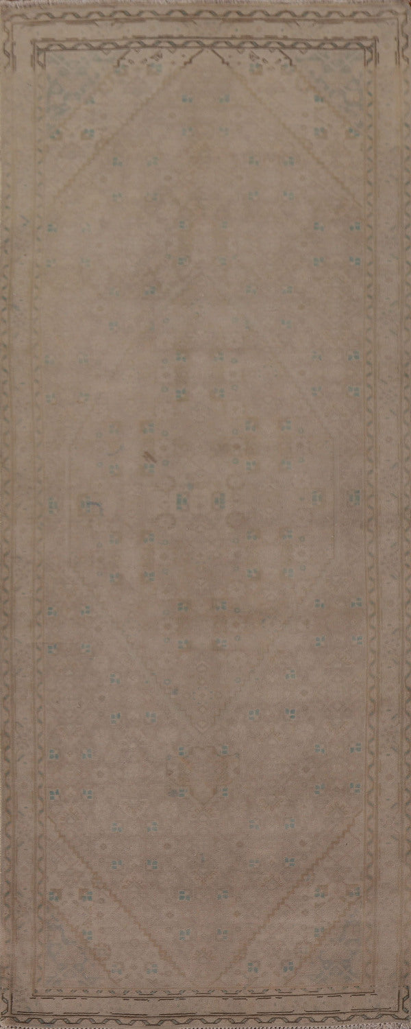 Vintage Wool Mahal Persian Runner Rug 3x10