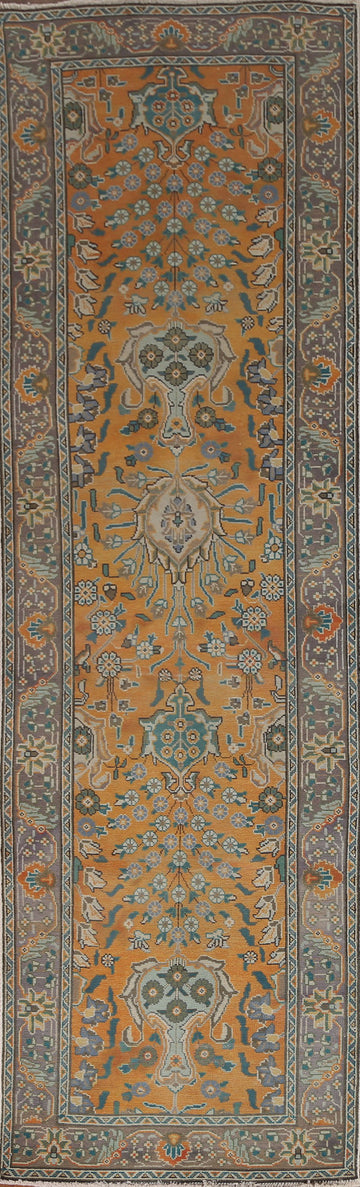 Vintage Floral Mahal Persian Runner Rug 3x10