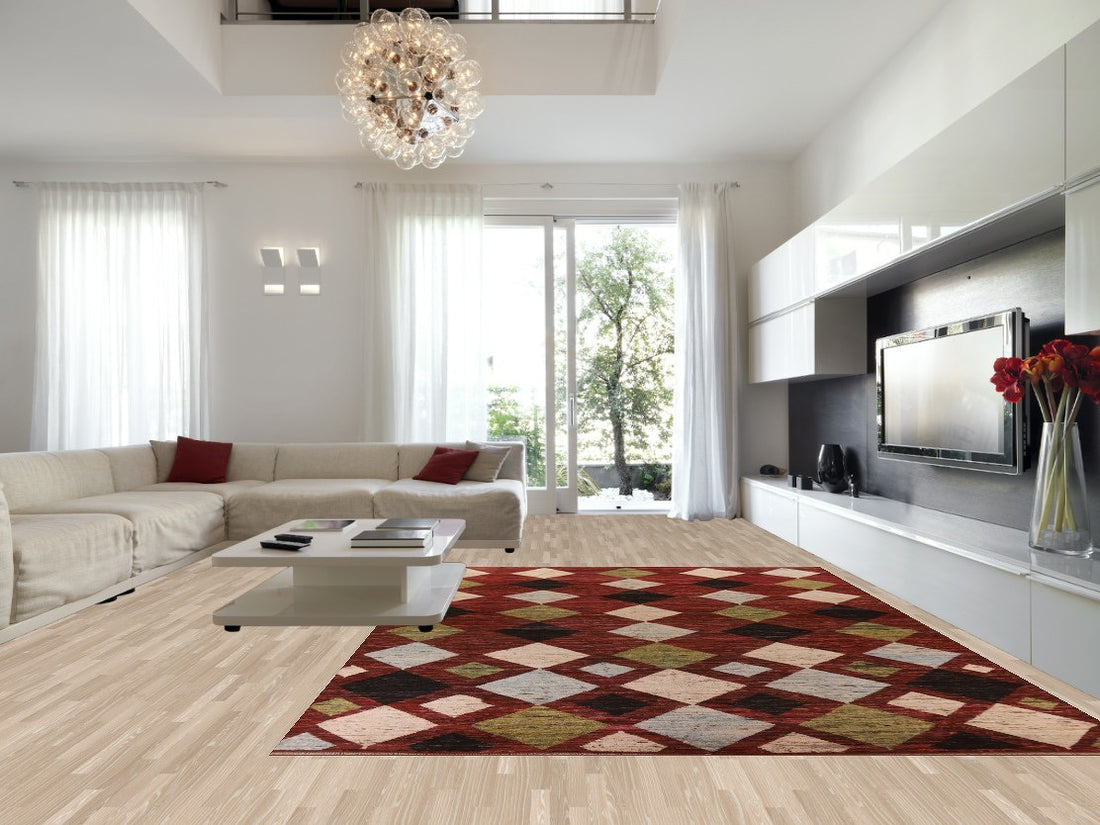 Geometric Moroccan Large Area Rug 10x15