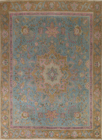 Over-Dyed Distressed Tabriz Persian Area Rug 8x10