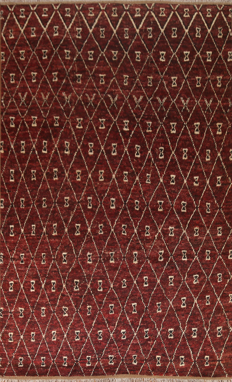 All-Over Trellis Moroccan Area Rug 7x10