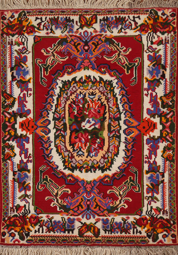 Victorian Style Bakhtiari Persian Area Rug 3x5