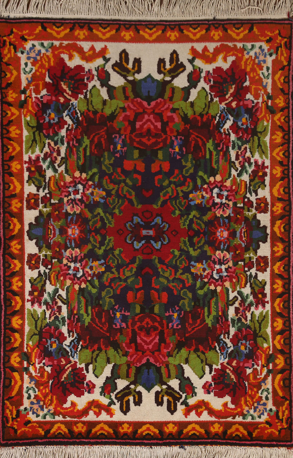 Floral Bakhtiari Persian Area Rug 3x5