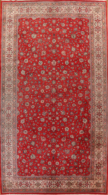 Vegetable Dye Palace Size Sarouk Persian Rug 12x21