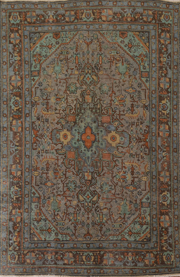 Geometric Tabriz Persian Area Rug 6x10