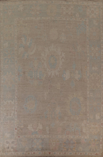 Vegetable Dye Oushak Oriental Area Rug 9x12