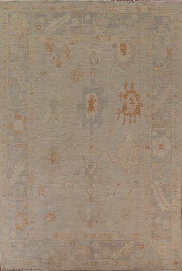 Vegetable Dye Oushak Oriental Area Rug 9x12
