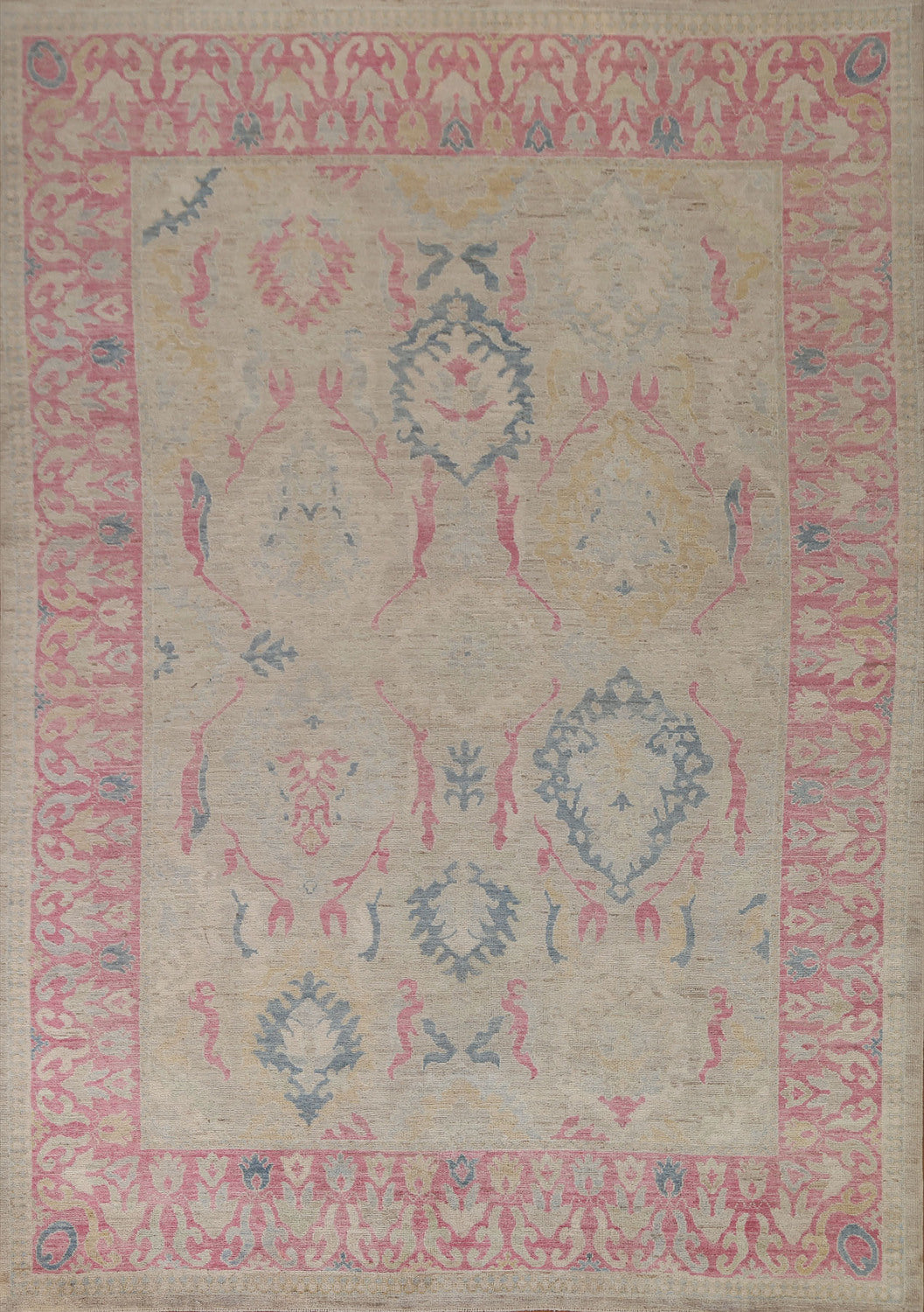 Handmade Oushak Vegetable Dye Area Rug 8x10